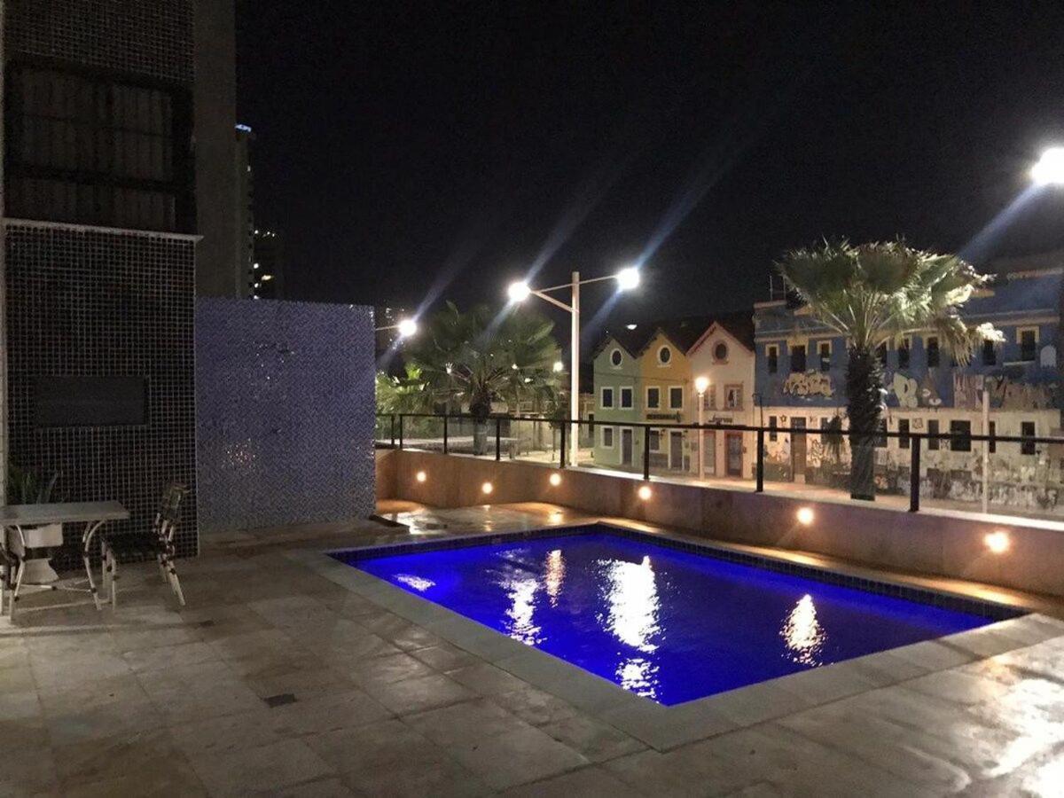 703 Flat Mobiliado Praia De Iracema Fortaleza  Exteriör bild